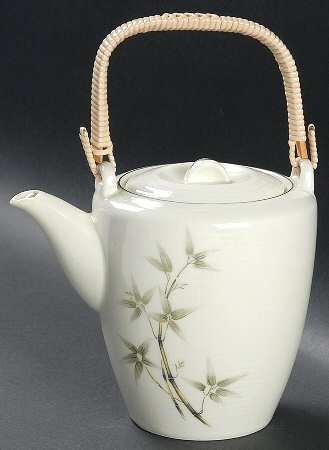 Bamboo Garden Mini Teapot & Lid w/Top Handle
