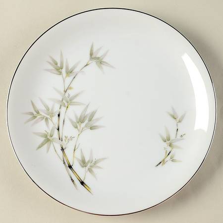 Bamboo Garden Salad Plate by Seyei Toki Co