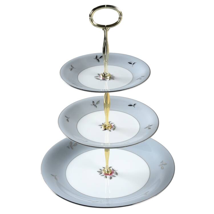 Bella Maria 13 7/8"-14 1/4" 3-Tiered Serving Tray(DP,SP,BB) HC
