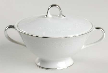 Bridal Lace Sugar Bowl & Lid