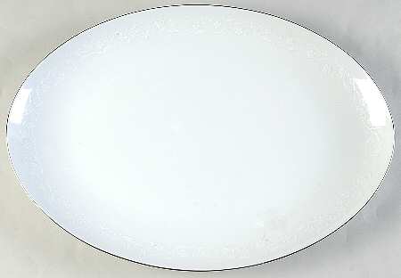 Bridal Lace 16" Oval Serving Platter