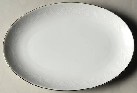 Bridal Lace Relish/Gravy Underplate