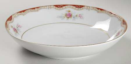 Burgundy Coupe Soup Bowl