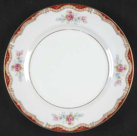 Burgundy Salad Plate