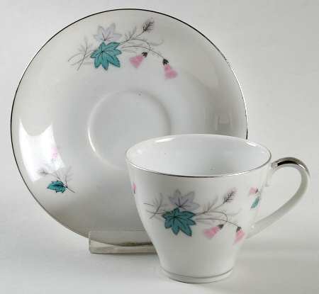 Capri Flat Demitasse Cup & Saucer Set