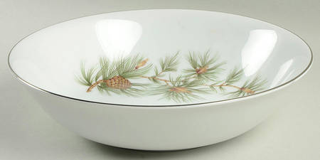 Cascade Pine 9" Round Vegetable Bowl