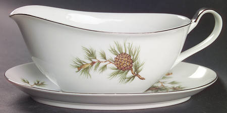 Cascade Pine Gravy Boat & Underplate