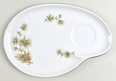 Cascade Pine Snack Plate by Seyei Toki Co