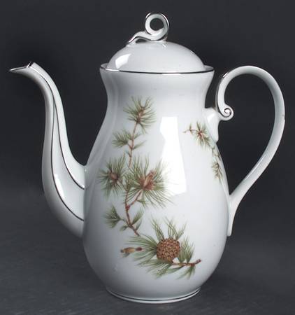 Cascade Pine Coffee Pot & Lid