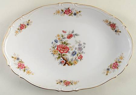 China Tree 12" Oval Serving Platter