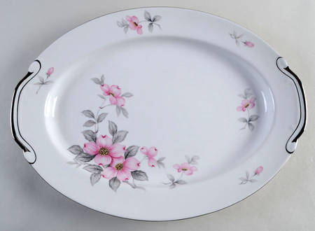 Dogwood 16" Oval Serving Platter