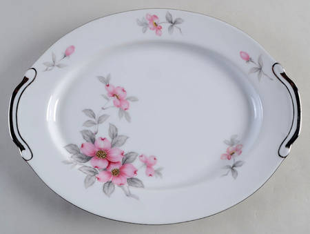 Dogwood 11" Oval Serving Platter