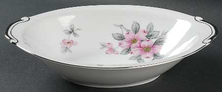 Dogwood 10" Oval Vegetable Bowl