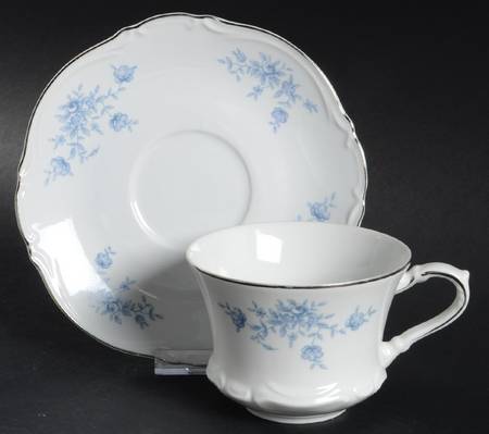 Elegant Lady Flat Cup & Saucer Set