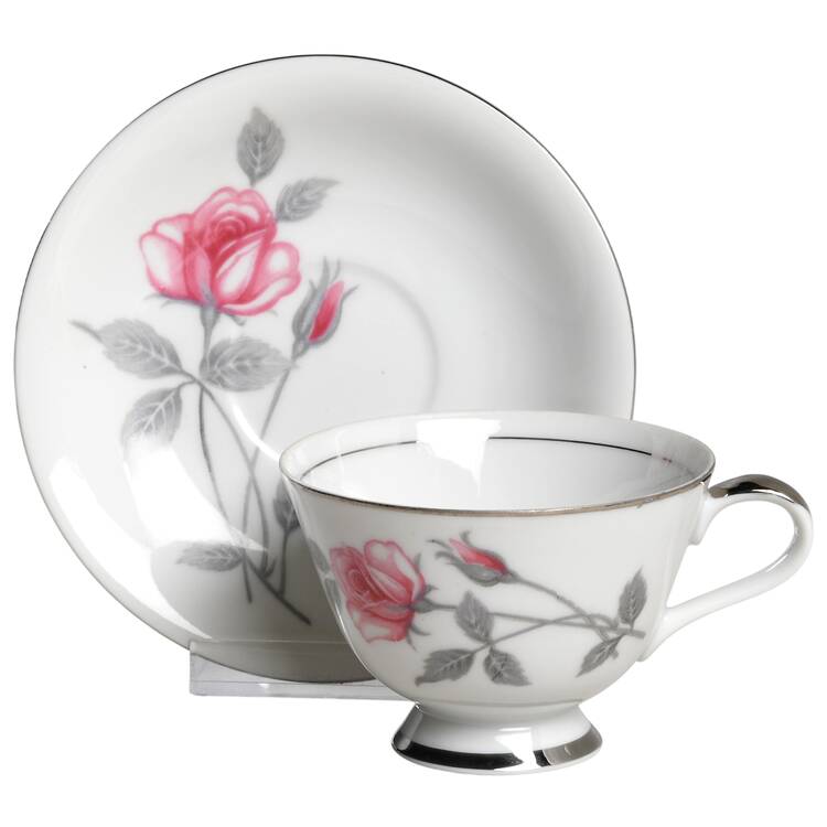 Enchantment Footed Demitasse Cup & Saucer Set