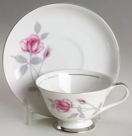 Enchantment Footed Cup & Saucer Set