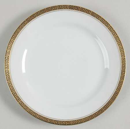 Golden Key Bread & Butter Plate