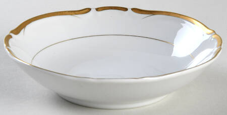 Grosvenor (Gold Trim) Fruit/Dessert (Sauce) Bowl
