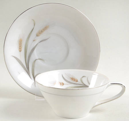 Harvest Flat Cup & Saucer Set