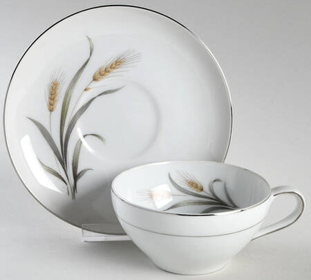 Harvest Flat Cup & Saucer Set