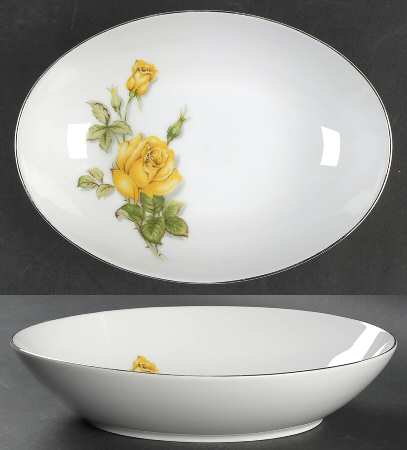 Margarett 10" Oval Vegetable Bowl