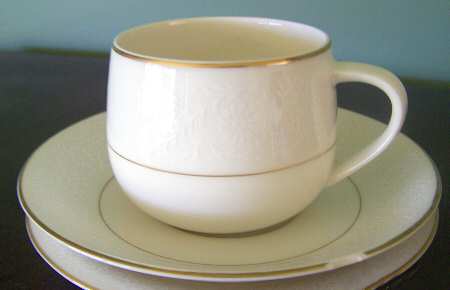 Moonlight Flat Cup & Saucer Set