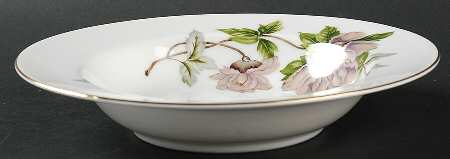 Peony Rim Soup Bowl