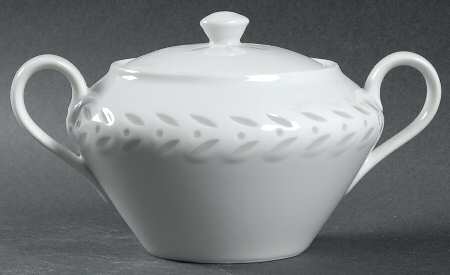 Pearl Rice (Smooth Edge) Sugar Bowl & Lid