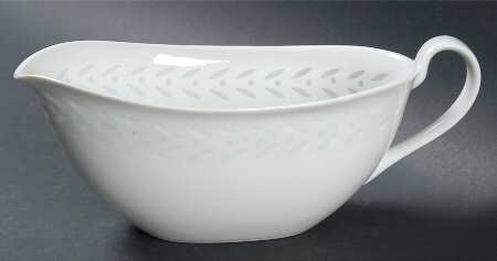 Pearl Rice (Smooth Edge) Gravy Boat