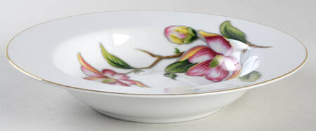 Peking Rose Rim Soup Bowl