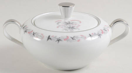 Pink Valley Sugar Bowl & Lid