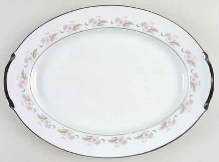 Priscilla 14" Oval Serving Platter