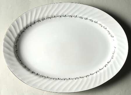 Rhythm 14" Oval Serving Platter
