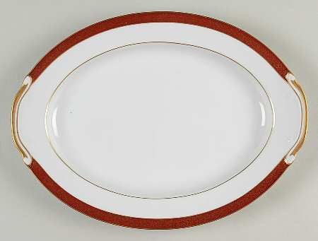Rubiyat 12" Oval Serving Platter