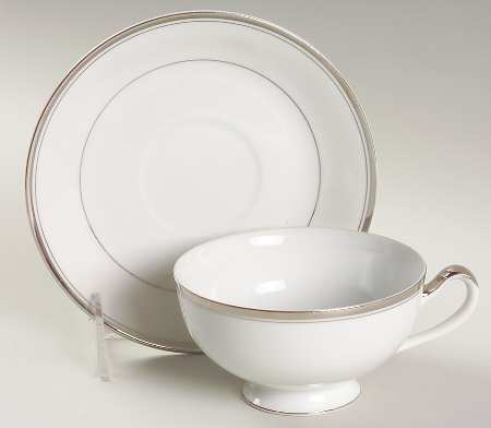 Silvermont Footed Cup & Saucer Set