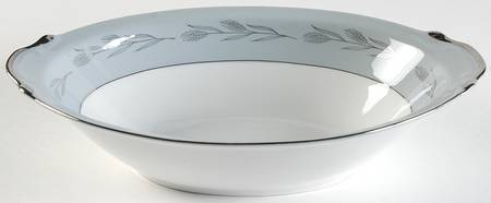 Silver Wheat 10" Oval Vegetable Bowl