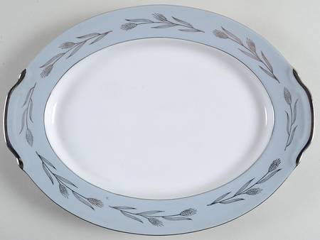 Silver Wheat 11" Oval Serving Platter