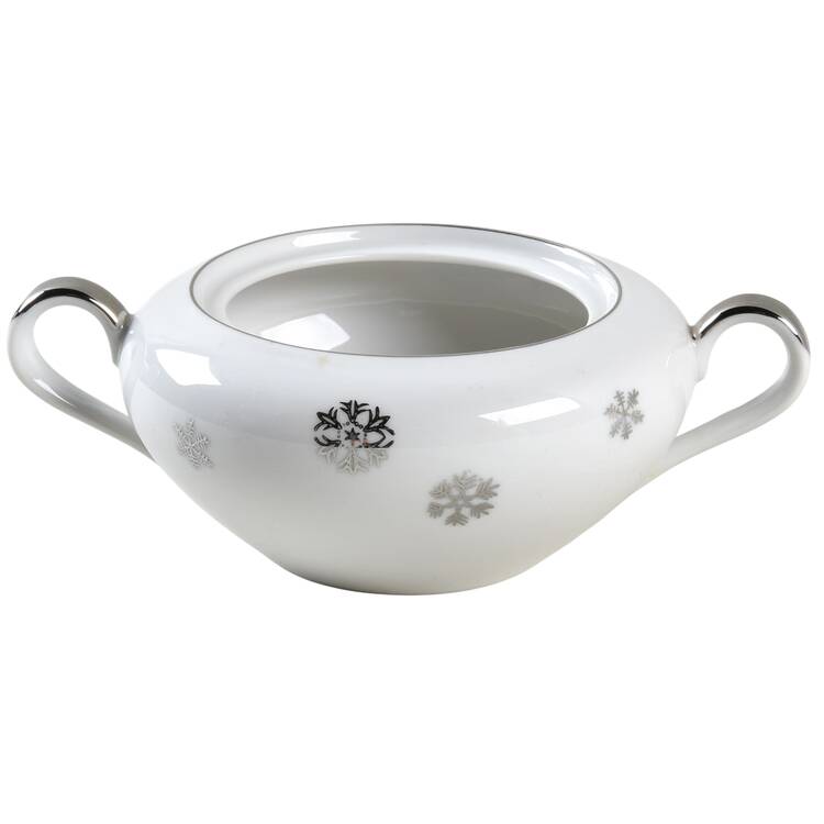 Snowy Sugar Bowl No Lid