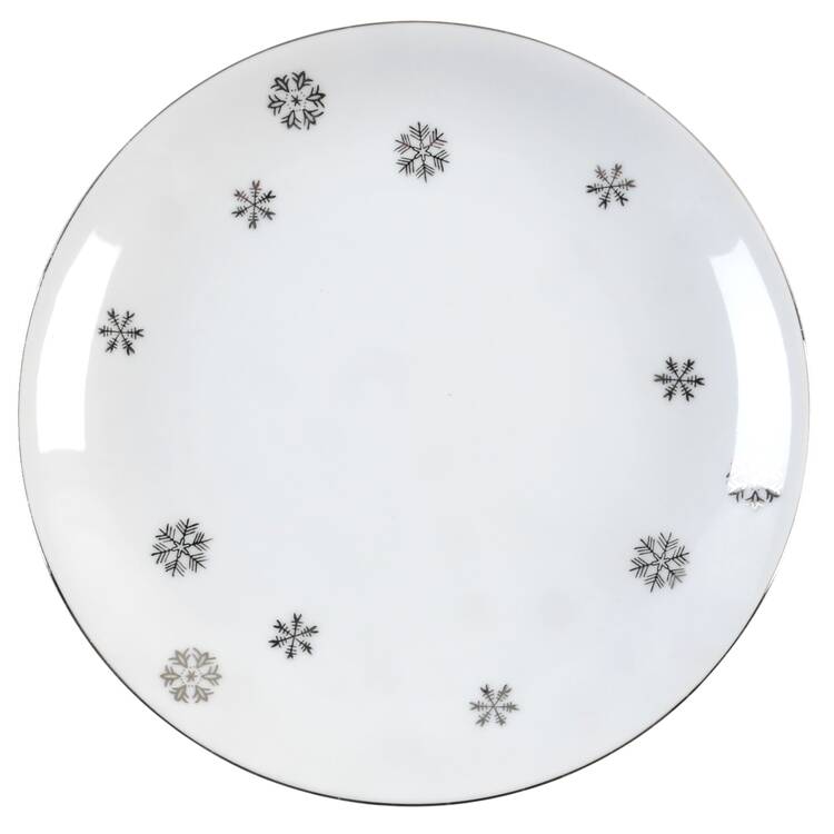 Snowy Salad Plate