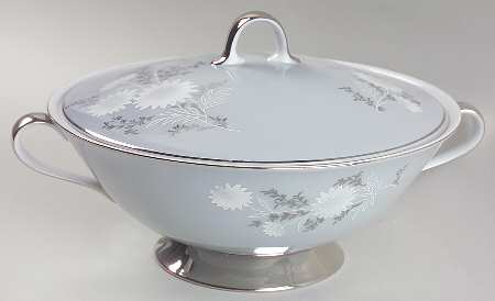 Starlite (Silver Backstamp) Round Covered Vegetable