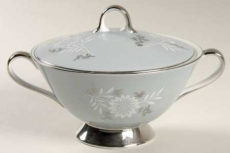 Starlite (Silver Backstamp) Sugar Bowl & Lid