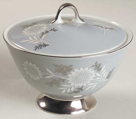 Starlite (Silver Backstamp) Mini Sugar Bowl & Lid