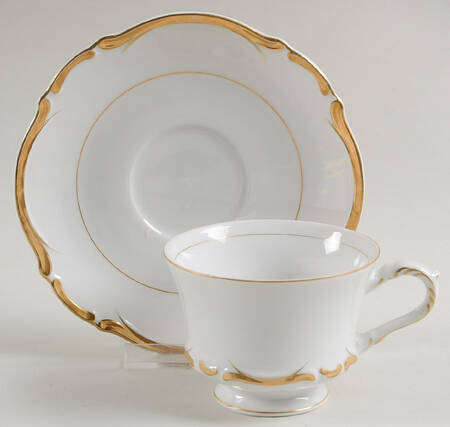 Triumph Footed Cup & Saucer Set