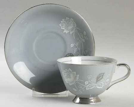 Trousseau Footed Demitasse Cup & Saucer Set