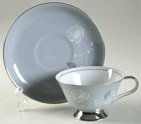 Trousseau Footed Cup & Saucer Set