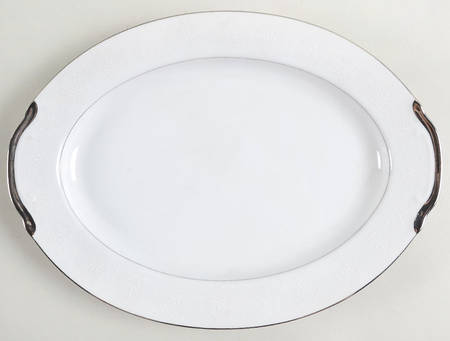 Wedding Bell 12" Oval Serving Platter