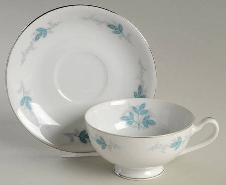 Woodland Footed Cup & Saucer Set