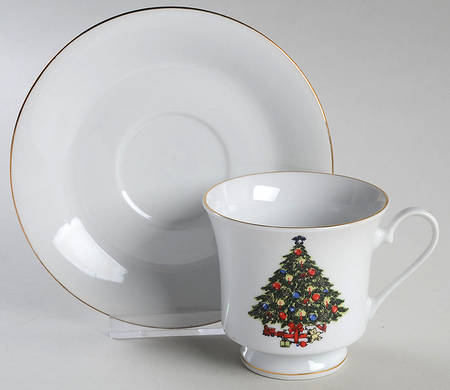 SGU1 Footed Cup & Saucer Set