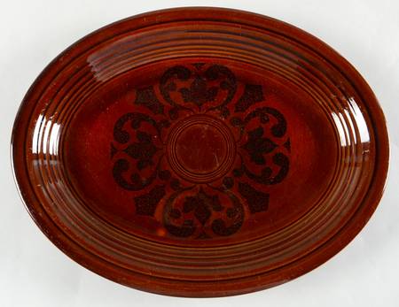 Amberstone 12" Oval Serving Platter