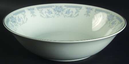 Blue Whisper 9" Round Vegetable Bowl